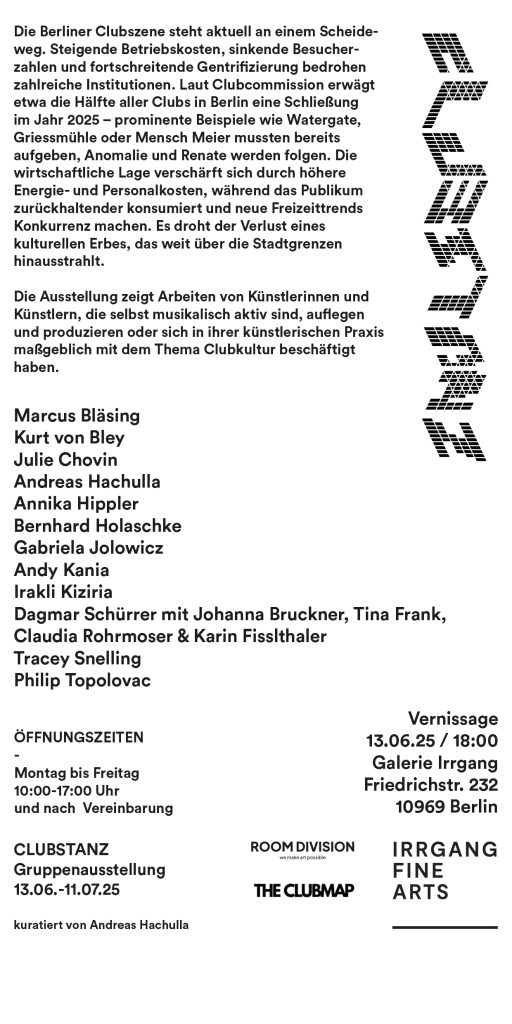 Clubstanz Flyer